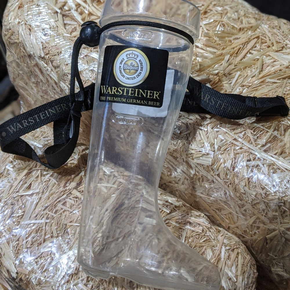 Warsteiner Drinking Boot with Warsteiner Laynard!